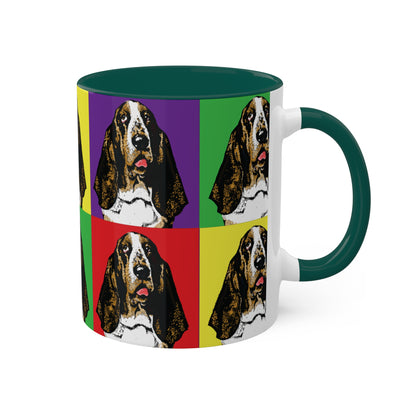 Basset Pop Art - Colorful Mugs, 11oz
