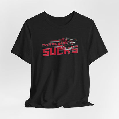 Carolina Sucks (for Atlanta fans) - Unisex Jersey Short Sleeve Tee