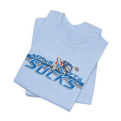 Minnesota Sux (for Detroit fans) - Unisex Jersey Short Sleeve Tee