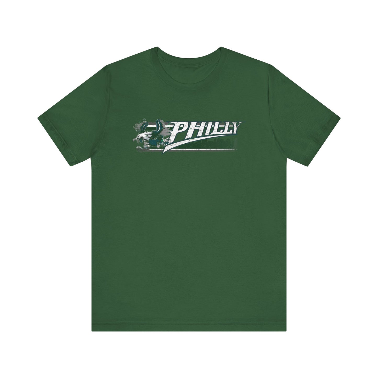 Gas Pump Eagle Swooshing (for Philly fans) - Unisex Jersey Short Sleeve Tee