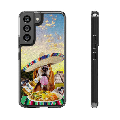 Basset Hound Eating Mexican Cuisine In Mexico - Clear Case
