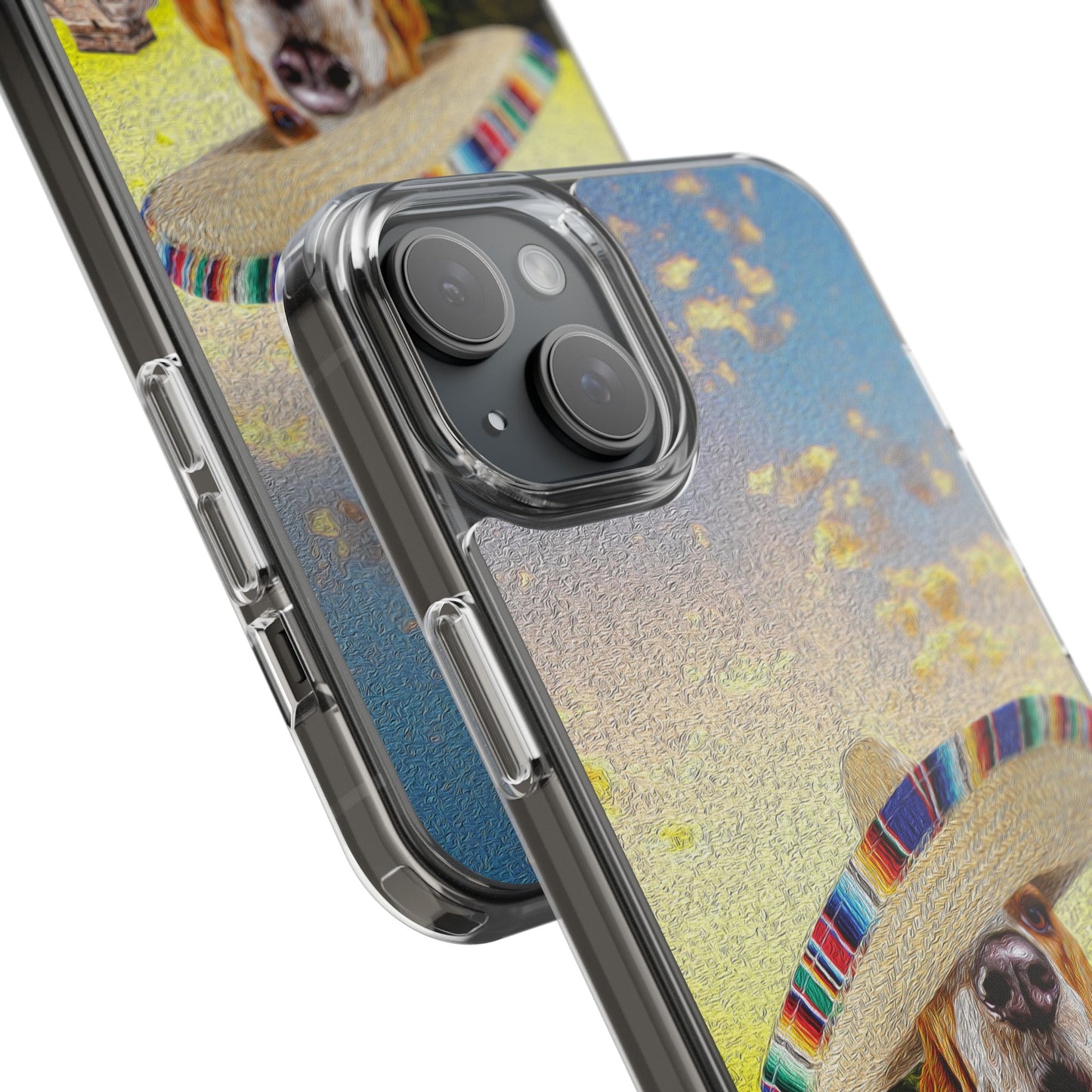 Basset Hound Eating Mexican Cuisine In Mexico - Clear Case