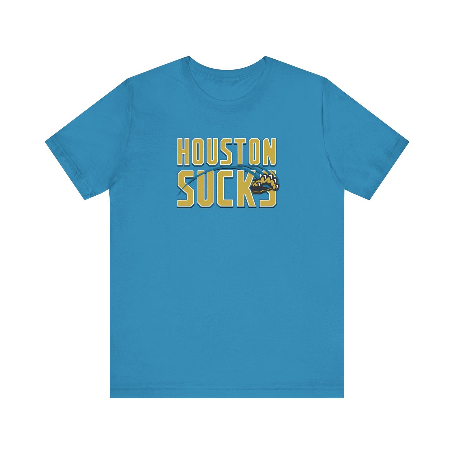Houston Sucks (for Jacksonville fans) - Unisex Jersey Short Sleeve Tee