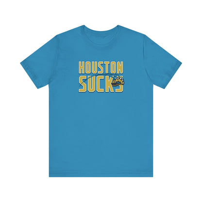 Houston Sucks (for Jacksonville fans) - Unisex Jersey Short Sleeve Tee