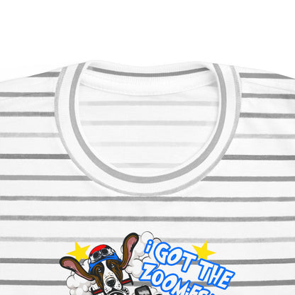 'I Got The Zoomies' Basset Hound In A Racecar - Toddler Tee