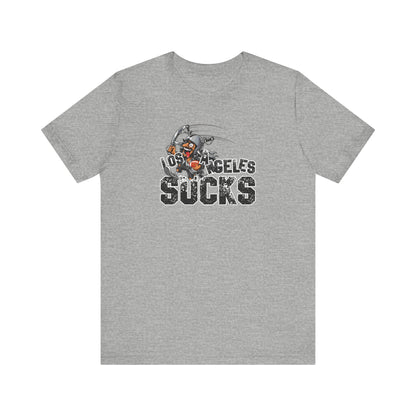 L.A. sux (for Las Vegas fans) - Unisex Jersey Short Sleeve Tee