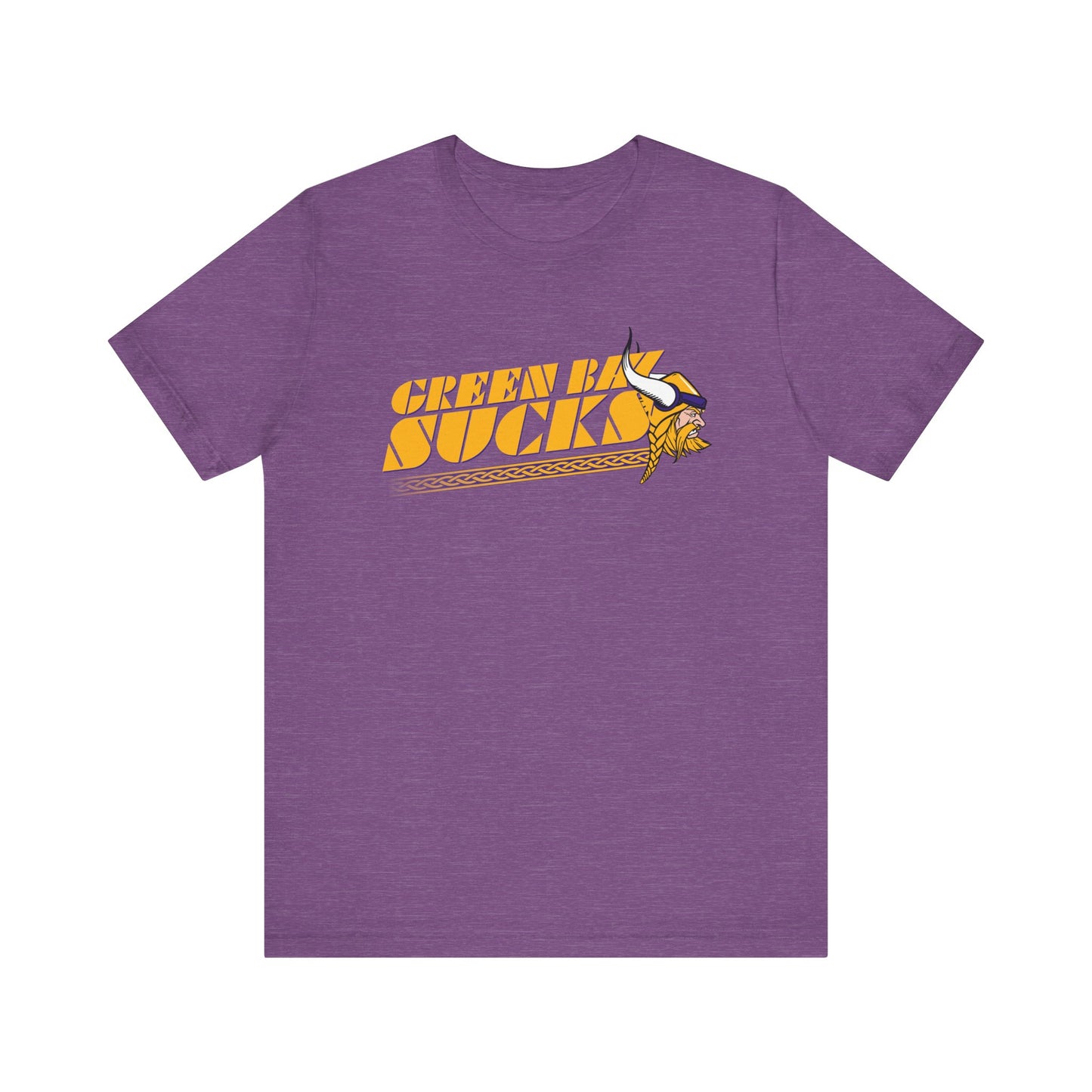 Green Bay Sucks (for Minnesota Vikings fans) - Unisex Jersey Short Sleeve Tee