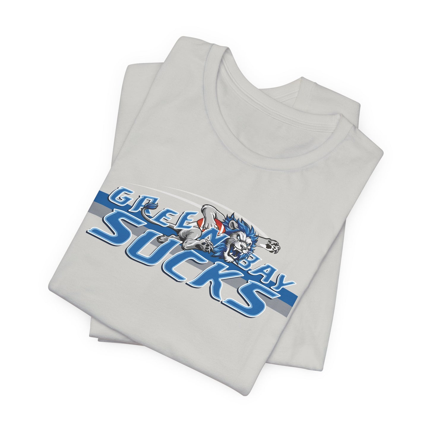 Green Bay Sux (for Detroit fans) - Unisex Jersey Short Sleeve Tee