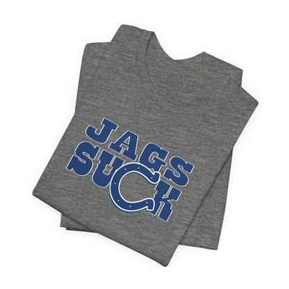 Jacksonville Sux (for Indianapolis fans) - Unisex Jersey Short Sleeve Tee