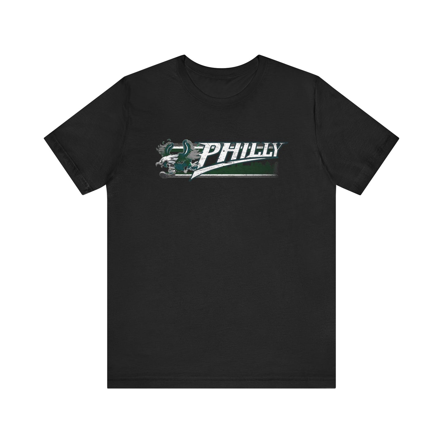 Gas Pump Eagle Swooshing (for Philly fans) - Unisex Jersey Short Sleeve Tee