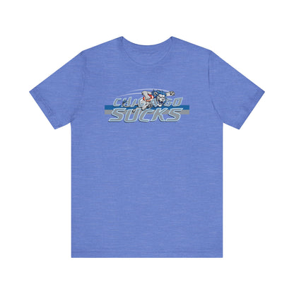 Chicago Sux (for Detroit fans) - Unisex Jersey Short Sleeve Tee