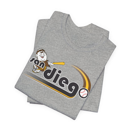 San Diego! (Padres fan art) - Unisex Jersey Short Sleeve Tee