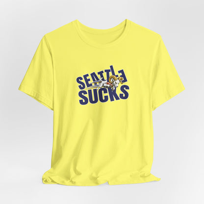 Seattle Sucks (for Los Angeles fans) - Unisex Jersey Short Sleeve Tee