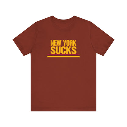 The New York Jieyents Suck! (for DC fans) - Unisex Jersey Short Sleeve Tee