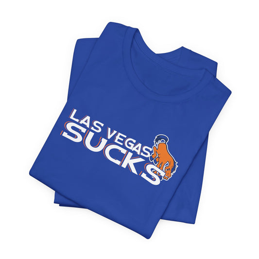 Vegas Sucks (for Denver fans) - Unisex Jersey Short Sleeve Tee