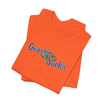Georgia Sucks (for Florida fans) - Unisex Jersey Short Sleeve Tee
