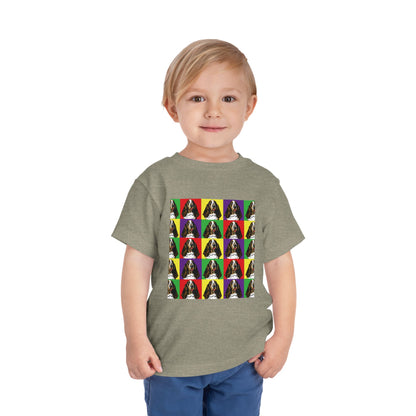 Basset Hound Pop Art - Toddler Tee