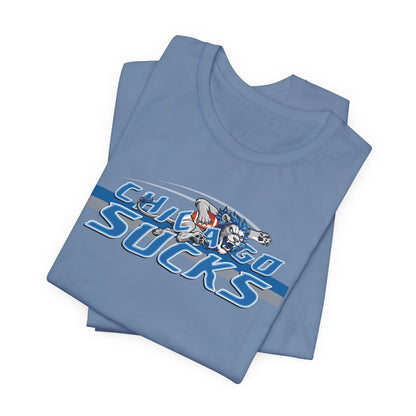 Chicago Sux (for Detroit fans) - Unisex Jersey Short Sleeve Tee