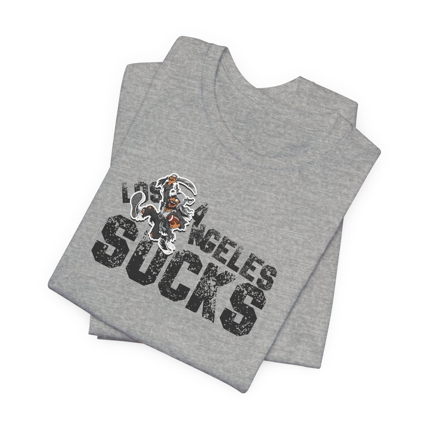 L.A. sux (for Las Vegas fans) - Unisex Jersey Short Sleeve Tee