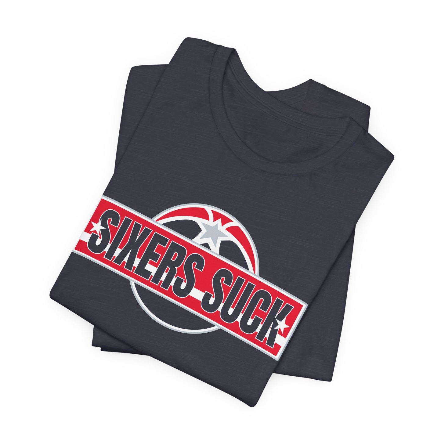 6ers Suck (for DC fans) - Unisex Jersey Short Sleeve Tee