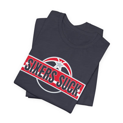 6ers Suck (for DC fans) - Unisex Jersey Short Sleeve Tee