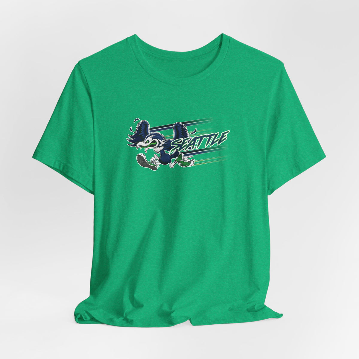 Gas Pump Seahawk (for Seattle fans) - Unisex Jersey Short Sleeve Tee