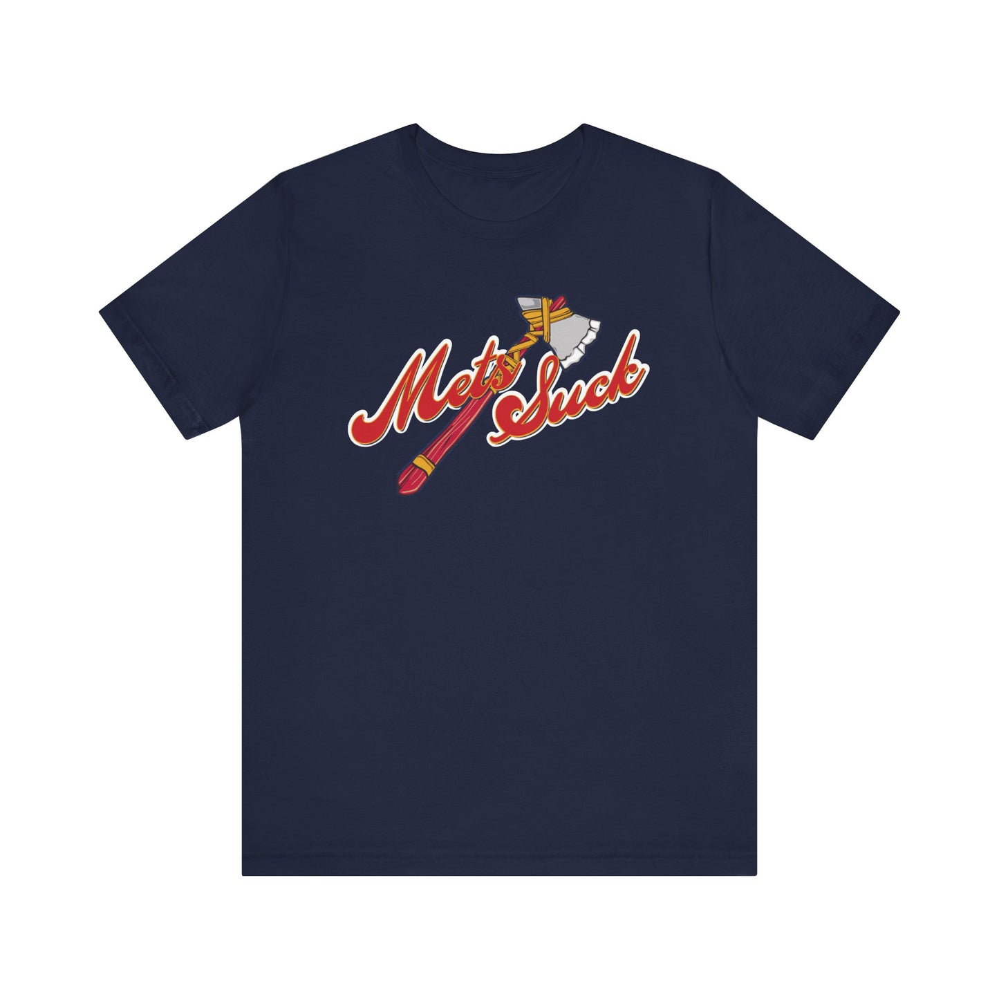 The Metros Suck (for Atlanta Braves fans) - Unisex Jersey Short Sleeve Tee