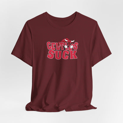 That Green Leprechaun Team Sucks (for Chicago fans) - Unisex Jersey Short Sleeve Tee