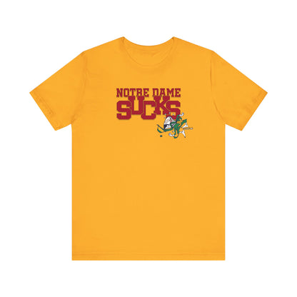 That Notre Leprechaun Team Sucks - Unisex Jersey Short Sleeve Tee
