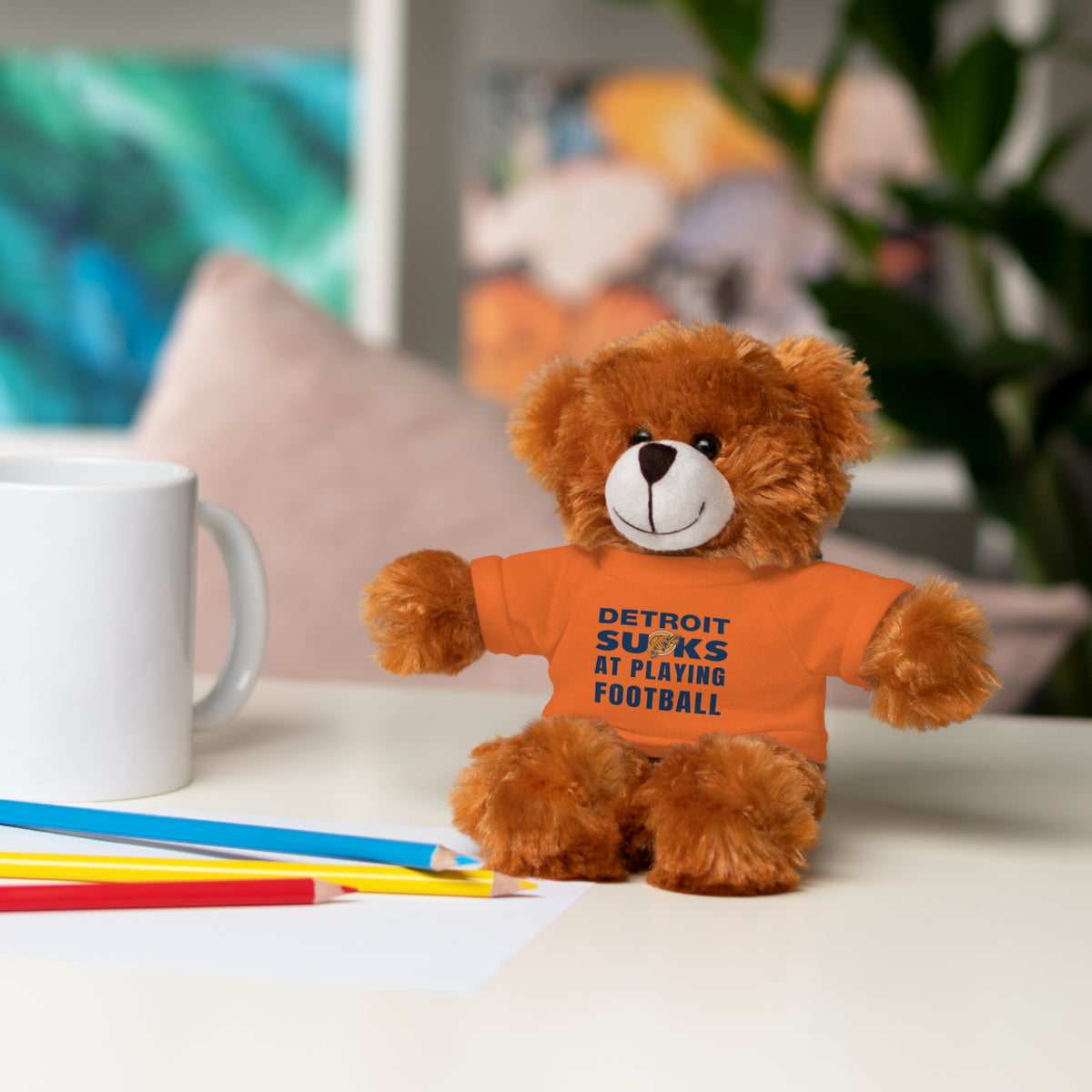 Cute Bear Foul Shirt (for Chicago fans) - Stuffed Bear with Hater Tee
