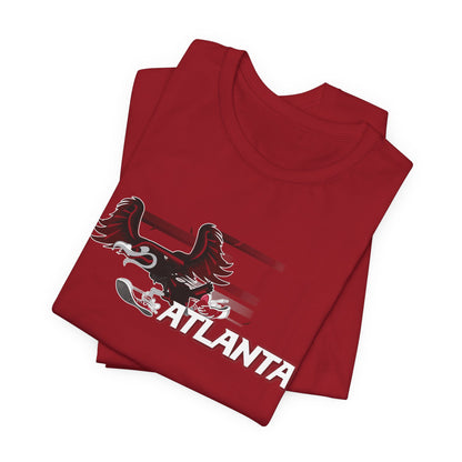 Gas Pump Hawk (for Atlanta fans) - Unisex Jersey Short Sleeve Tee