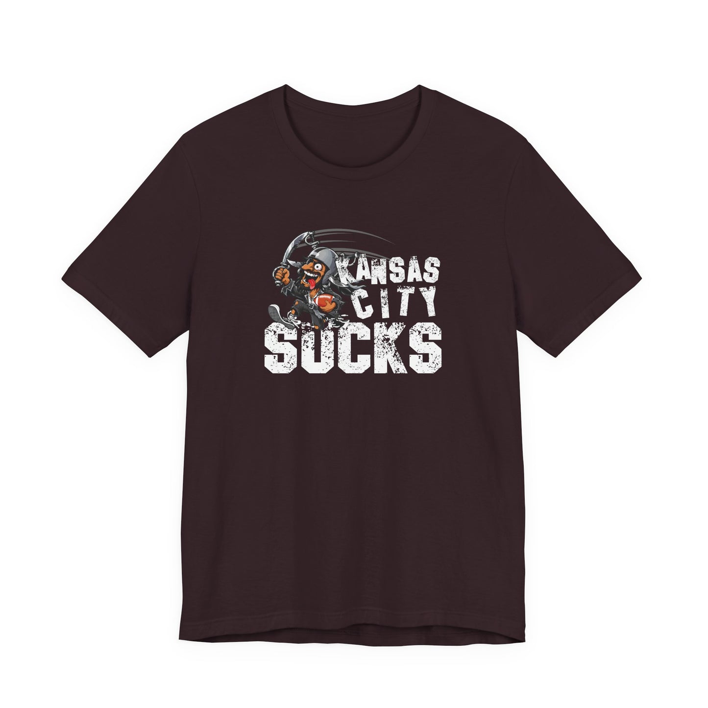KC Sux (for Las Vegas fans) - Unisex Jersey Short Sleeve Tee