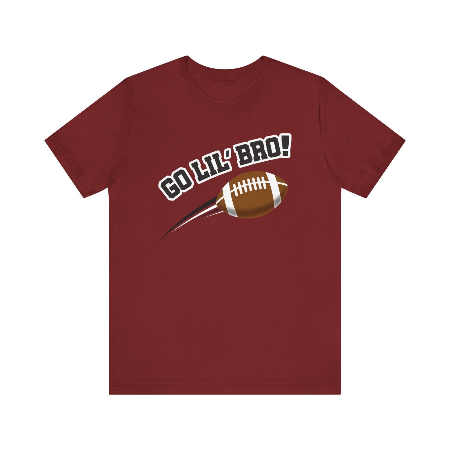 Go Lil' Bro! (Sibling Revelry Football) - Unisex Jersey Short Sleeve Tee