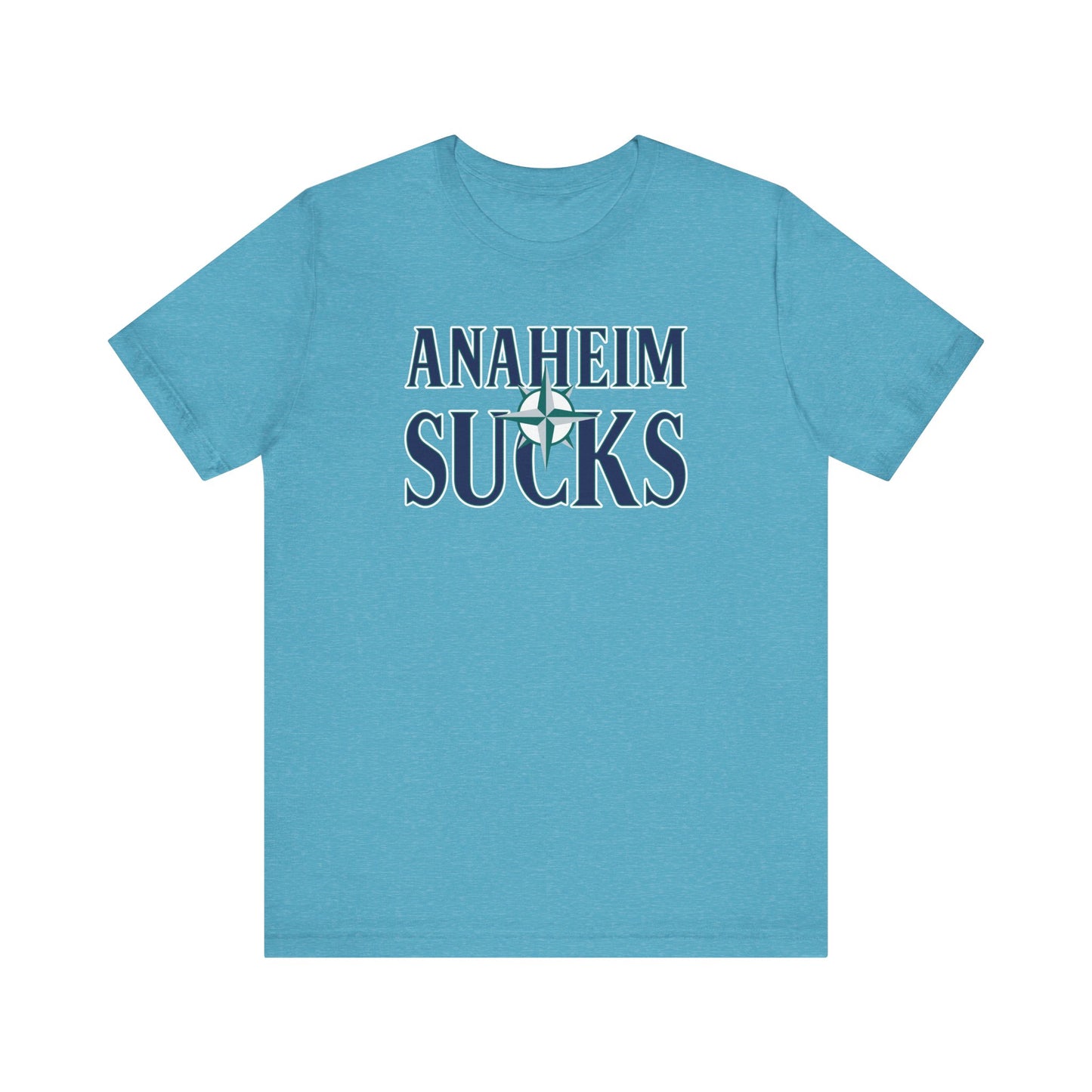 Anaheim Sucks (for Seattle fans) - Unisex Jersey Short Sleeve Tee