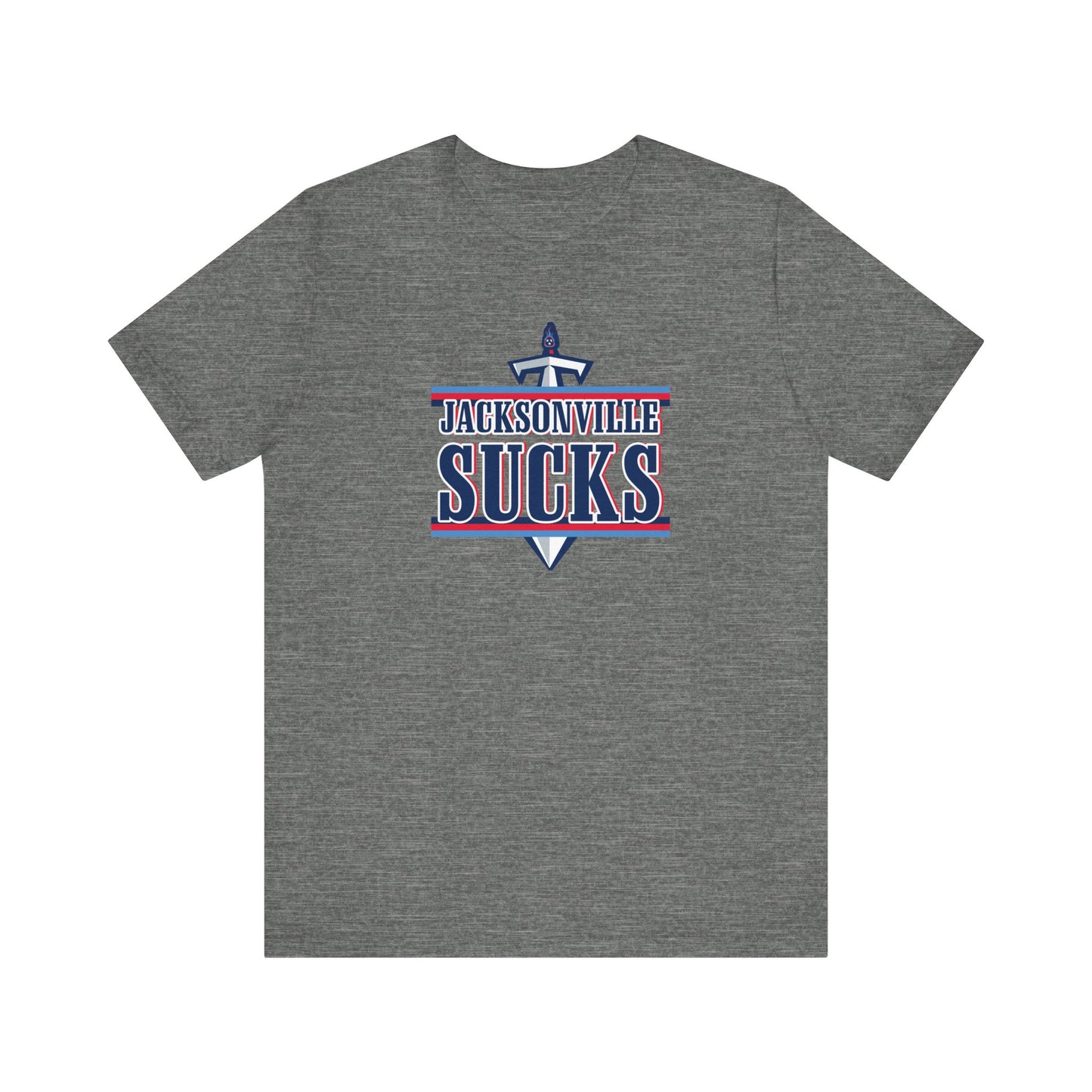 Jaxon Ville Sux (for Tennessee fans) - Unisex Jersey Short Sleeve Tee