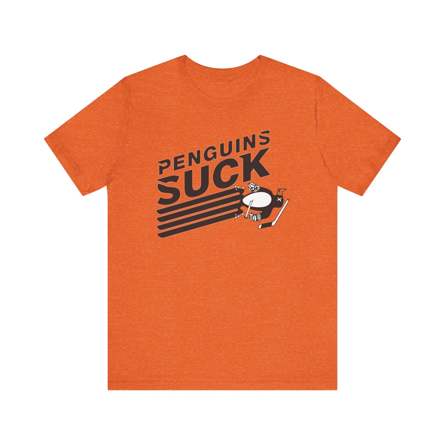 Penguins Suck (for Flyers fans) - Unisex Jersey Short Sleeve Tee