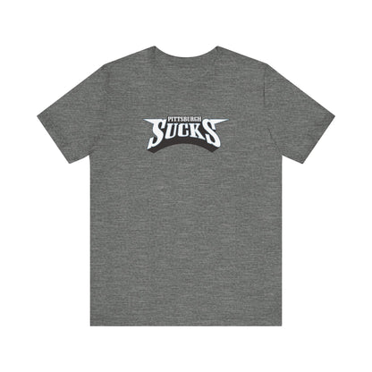Pittsburgh Sux (for Philadelphia fans) - Unisex Jersey Short Sleeve Tee