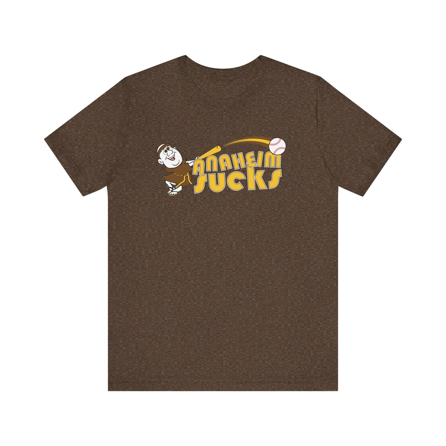 Anaheim Sucks! (Padres fan art) - Unisex Jersey Short Sleeve Tee