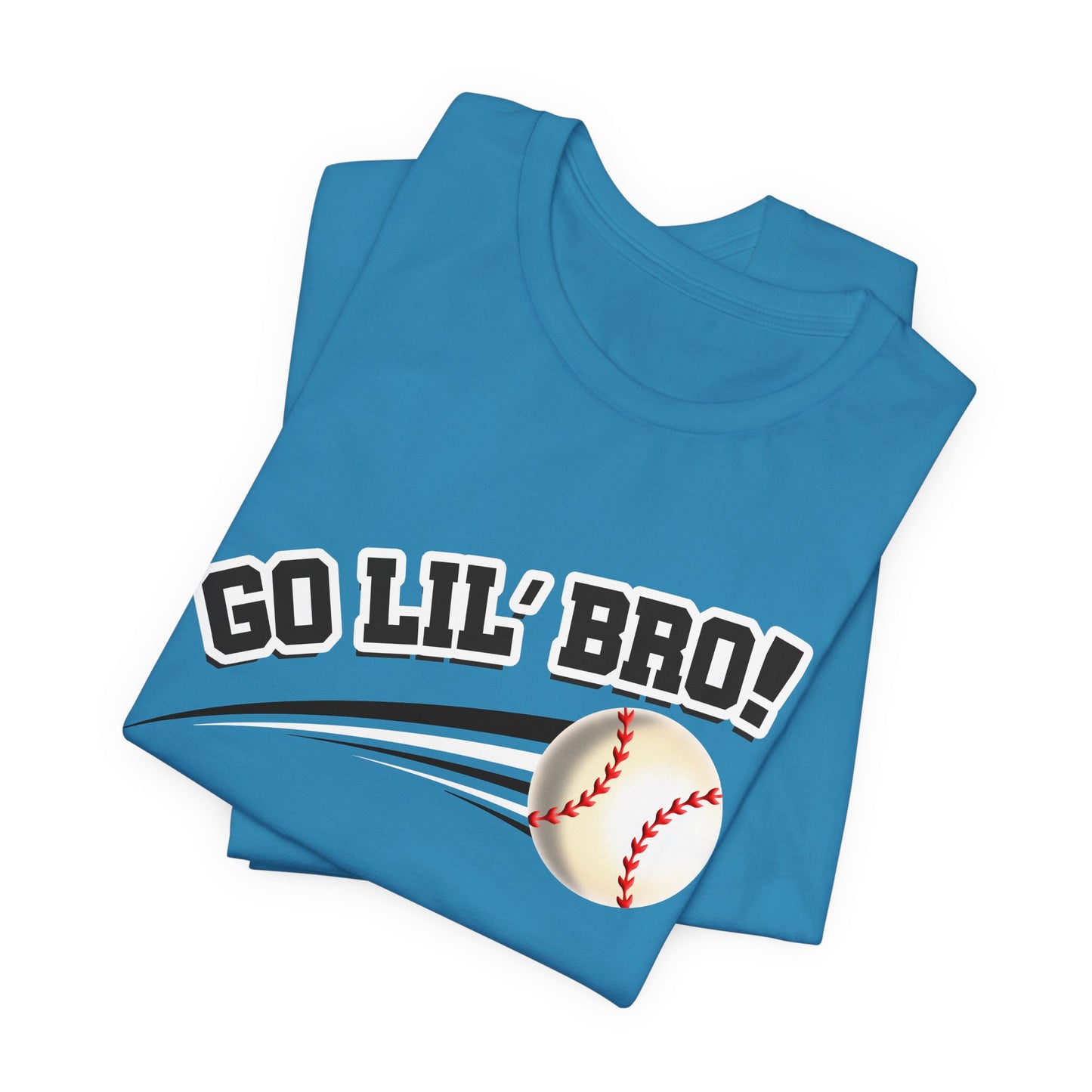 Go Lil' Bro! (Sibling Revelry Baseball) - Unisex Jersey Short Sleeve Tee