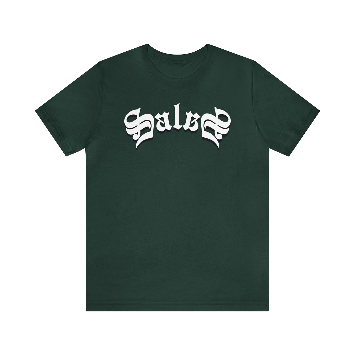 Salas (831) in White Ink - Salinas, California - Unisex Jersey Short Sleeve Tee