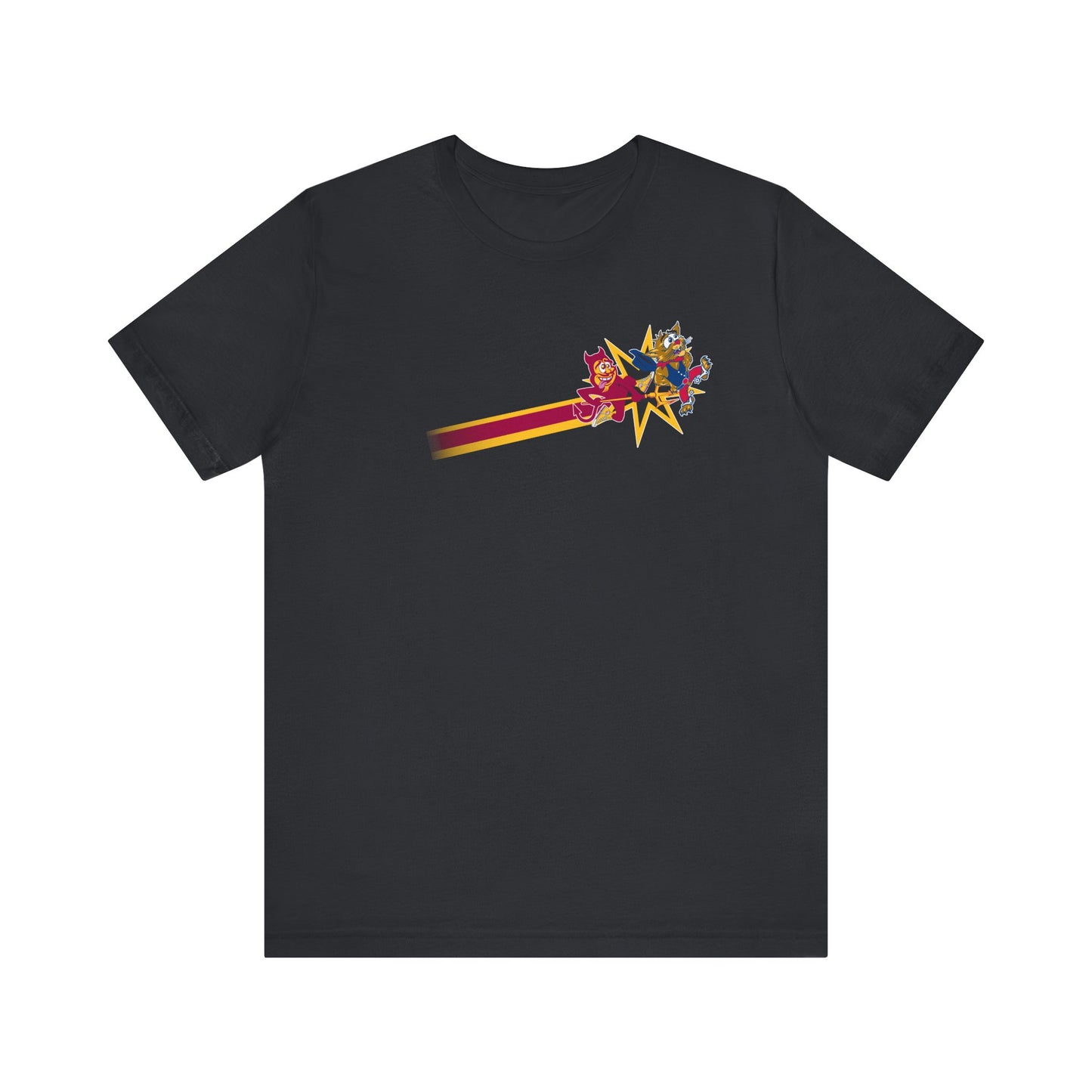 Sporky Forkin' A Pussycat (for Tempe fans) - Unisex Jersey Short Sleeve Tee