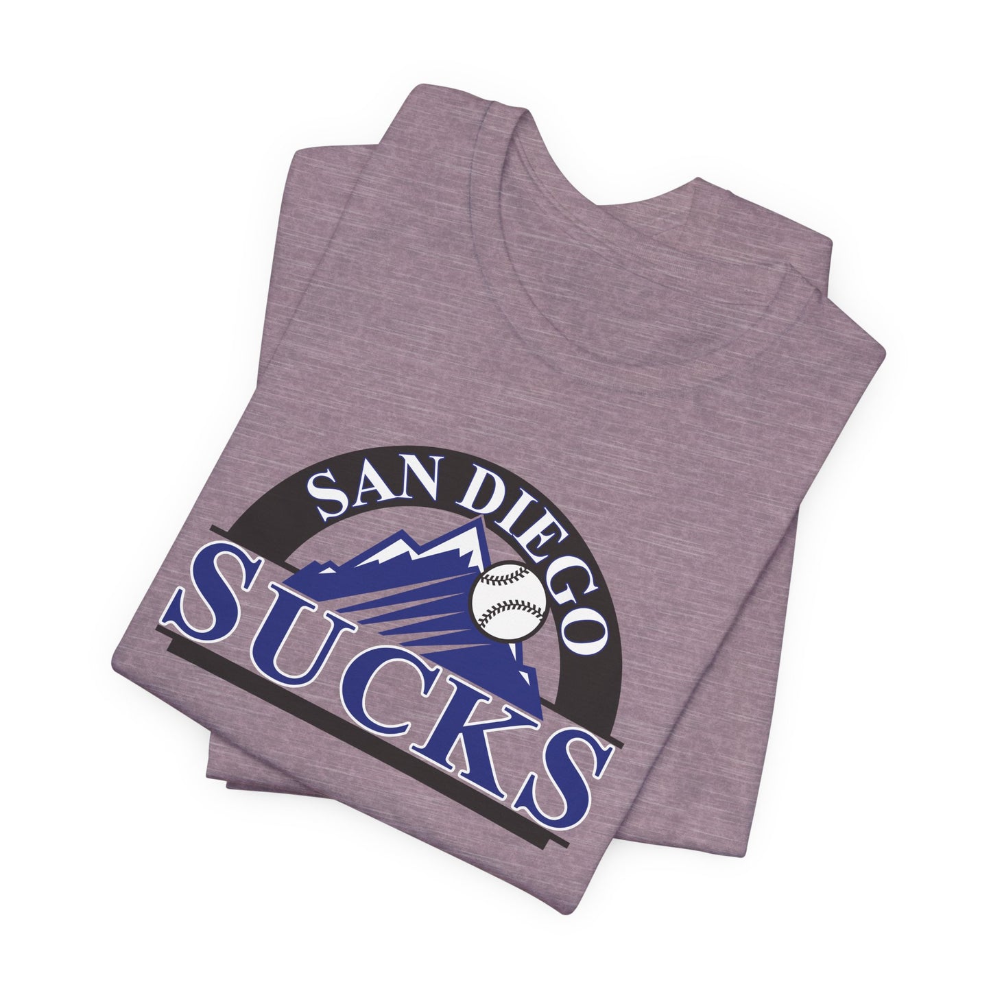 San Diego Sucks (for Colorado Rockies fans) - Unisex Jersey Short Sleeve Tee