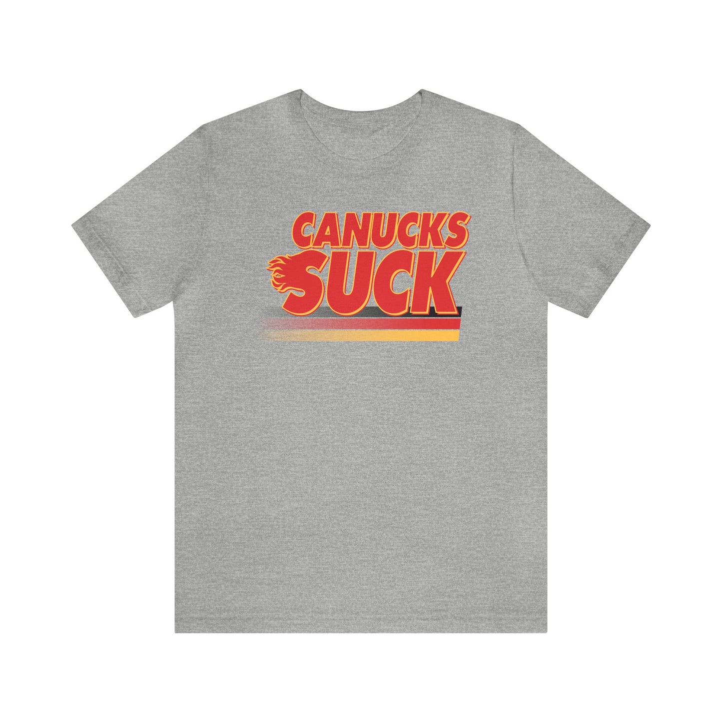 The Cunuks Suck (for Calgary fans) - Unisex Jersey Short Sleeve Tee