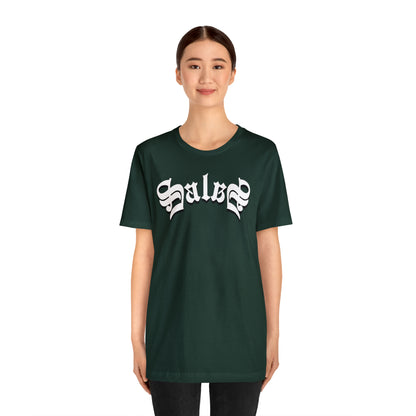 Salas (831) in White Ink - Salinas, California - Unisex Jersey Short Sleeve Tee