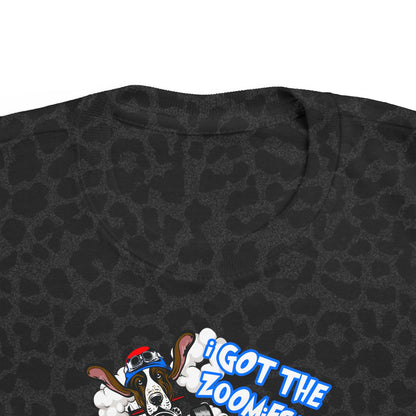 'I Got The Zoomies' Basset Hound In A Racecar - Toddler Tee