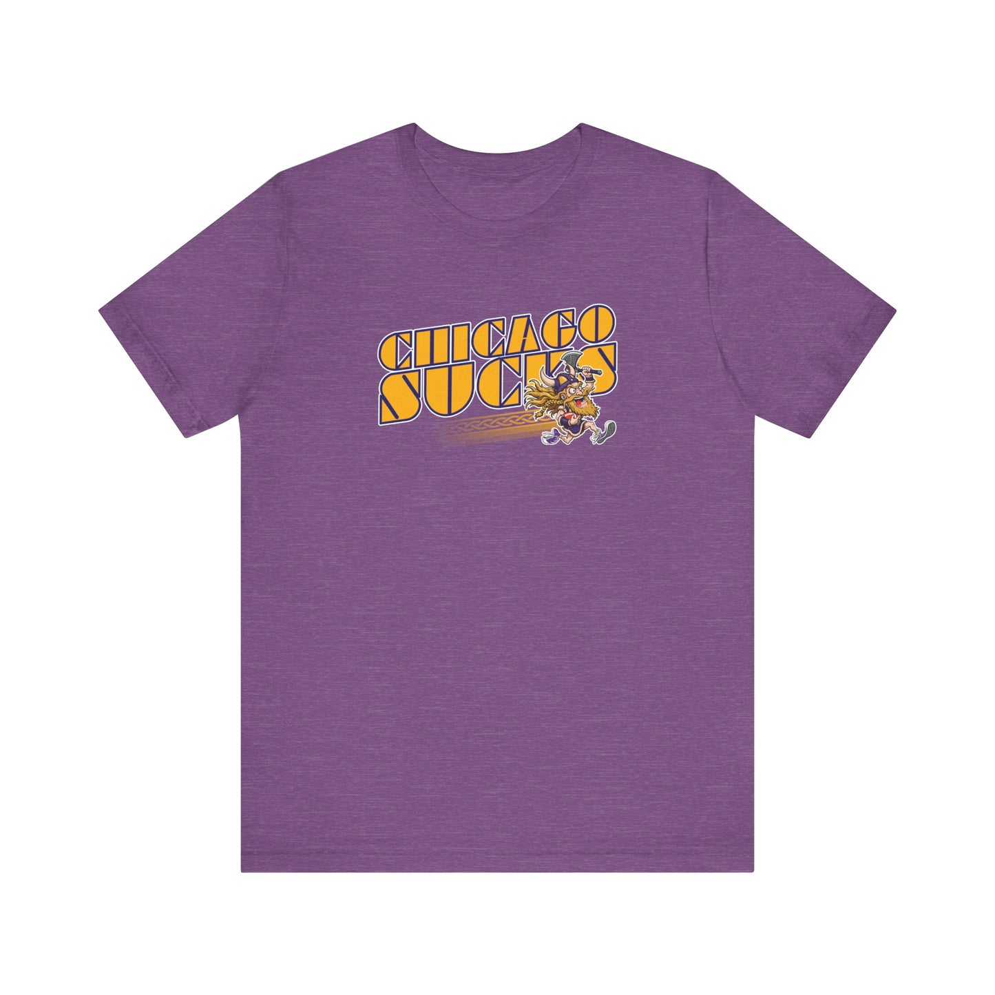 Chicago Sucks (for Minnesota Vikings fans) - Unisex Jersey Short Sleeve Tee