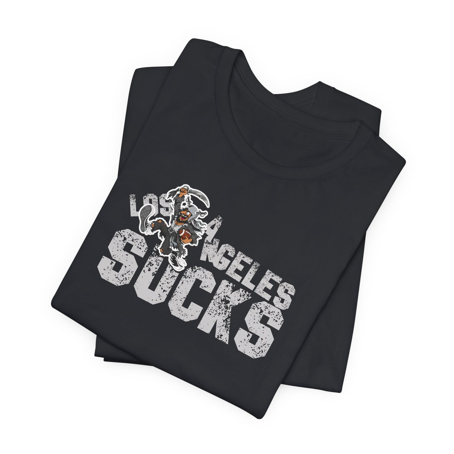 L.A. sux (for Las Vegas fans) - Unisex Jersey Short Sleeve Tee