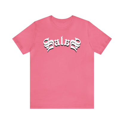 Salas (831) in White Ink - Salinas, California - Unisex Jersey Short Sleeve Tee