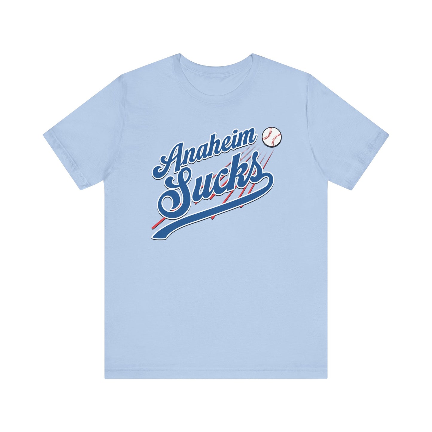 Anaheim Sucks (for L.A. fans) - Unisex Jersey Short Sleeve Tee