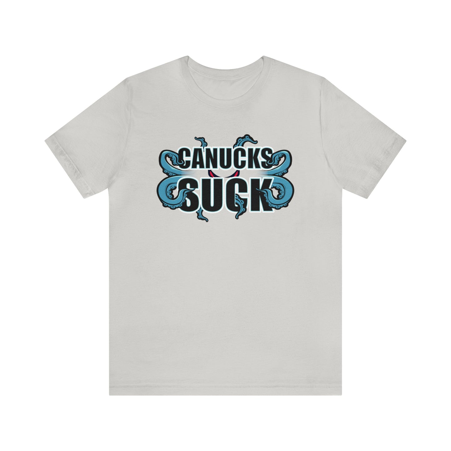 Cuh Nucks Suck (for Seattle Kraken fans) - Unisex Jersey Short Sleeve Tee